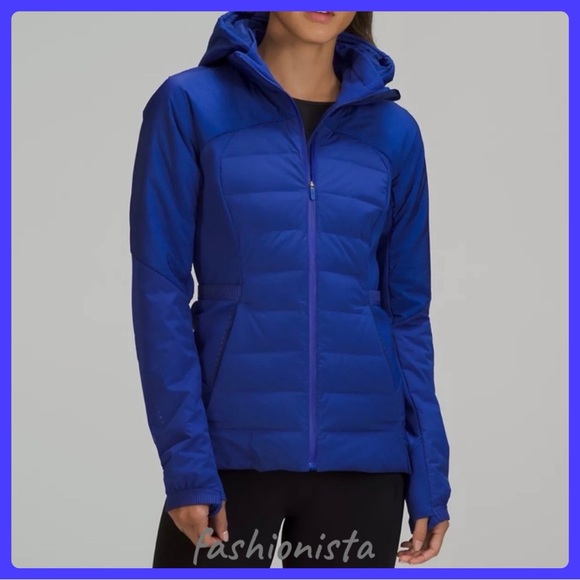 NWT Lululemon Down For it All Jacket Psychic Blue 💙 Sz 10